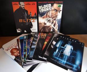 lot 120 image: RARE FIND - BLOCKBUSTER DVD DISPLAYS ( ASSORTED COLLECTION OF 50 TITLES)