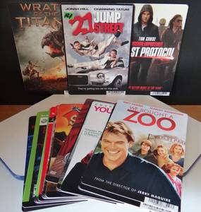 lot 121 image: RARE FIND - BLOCKBUSTER DVD DISPLAYS ( ASSORTED COLLECTION OF 50 TITLES)