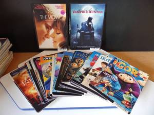 lot 130 image: RARE FIND - BLOCKBUSTER DVD DISPLAYS ( ASSORTED COLLECTION OF 50 TITLES)