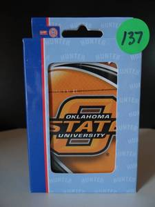 lot 137 image: OKLAHOMA STATE UNIVERSITY - NCAA LICENSED PLAYING CARDS - NIB