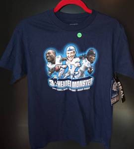 lot 171 image: DALLAS COWBOYS - 3 HEADED MONSTER T-SHIRT - (YOUTH MED) - W TAGS