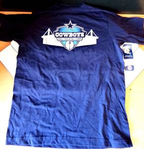 lot 173 image: DALLAS COWBOYS - 2011 SPRING TRAINING T- SHIRT W ORIGINAL TAGS - YOUTH MEDIUM
