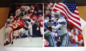 lot 176 image: DALLAS COWBOYS - LOT OF 2 - 8 X 10 PLAYER PHOTOS (BYRON JONES & JAY NOVACEK)
