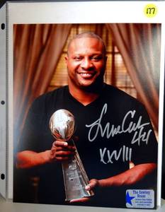 lot 177 image: AUTHENTIC AUTOGRAPH - DALLAS COWBOYS FULLBACK - LINCOLN COLEMAN w TCH COA