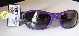 lot 210 image: LOUISIANA STATE UNIVERSITY - NCAA OFFICIAL POLORIZED SUNGLASSES - NEW W TAGS
