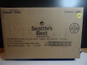 lot 252 image: SEATTLES BEST PORTSIDE BLEND COFFEE - SEALED CASE OF 42 X 1.75 OZ PACKAGES