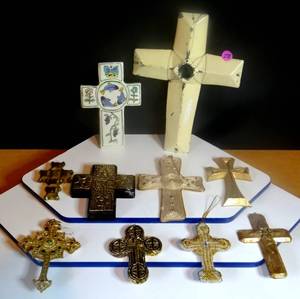 lot 278 image: LOT OF ASSORTED CROSSES