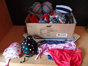 lot 310 image: LARGE BOX OF SWIMWARE - MENS & WOMENS