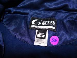 lot 316 image: WOMENS TRACK SUIT  - JACKET &  PANTS - ENBROIDER SAINTS TENNIS LOGO - SIZE MEDIUM (SEE LOT 312 FOR ADDITIONAL PHOTOS)