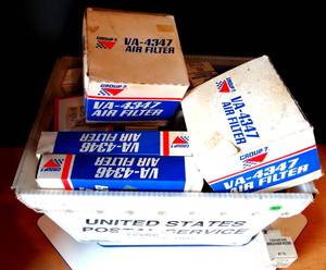 lot 323 image: LARGE TOTE FULL OF OLD ORIGINAL STOCK CAR PARTS - GREAT RESELLER LOT