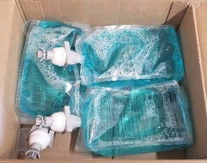 lot 36 image: Lot of 3 Rubbermaid Commerical Products Foam Hand Soap 1100mL Refills