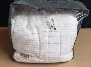 lot 89 image: Luna Grey Stripe Weighted Blanket
