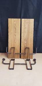 lot 167 image: Melrose International Double Shelf Wall Rack - Model #66433