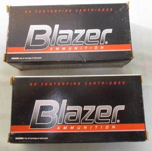 lot 37 image: 2-Boxes Of BLAZER 38-SpecialP, 125Gr. TMJ Cartridges, 50-Rounds-Per Box.