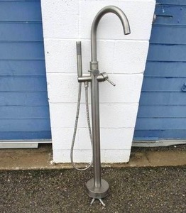 lot 36 image: Floor Mounted BathShower Mixer Faucets Set, All In One