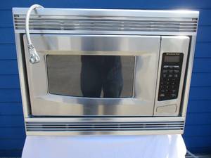 lot 135 image: KitchenAid Electric, Stainless Steel Built-in Convection Microwave Oven, With Auto Sensor, Model KCMS1555RSS-2