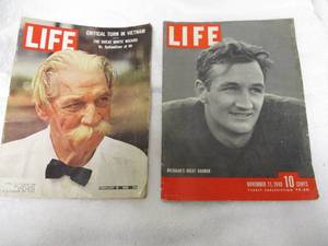 lot 78 image: 2-Vintage LIFE Magazines, 1-November 11, 1940 And 1-February 19,1965