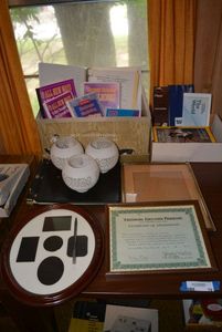 lot 79 image: Picture Frames, Light Globes, National Geographics, Electronic Marketing Cassette Course