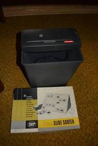 lot 81 image: 35mm Slide Sorter, Paper Shredder and Bin