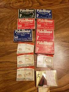 lot 356 image: Replacement Needles for Vintage Record Players Fidelitone and Stereotip Needles