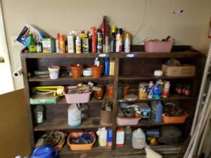 lot 288 image: Wooden Storage Shelf Only