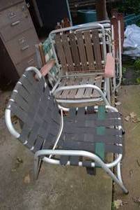 lot 278 image: Outdoor Folding Chairs, see pictures