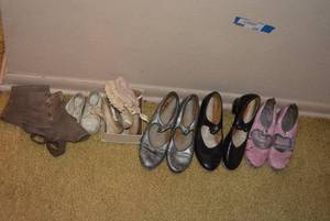 lot 231 image: Tap Shoes and Baby Shoes as shown