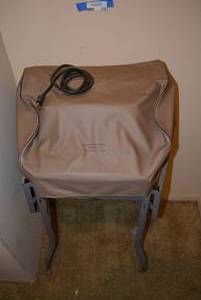 lot 239 image: IBM Executive Typewriter with Rolling Metal Stand