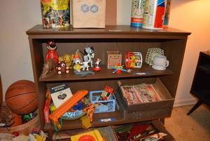 lot 253 image: Vintage Bookcase Only (Contents Not Included)