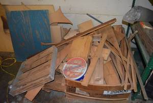 lot 297 image: Wood Scrap Pile