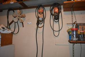 lot 314 image: V-Belts and Fan as shown