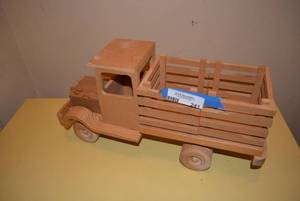 lot 241 image: Wooden Toy Truck from Waynes Wood Works