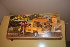 lot 243 image: Vintage Matel The Sunshine Family Van