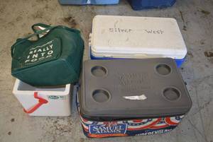 lot 91 image: Samuel Adams Soft Cooler, Igloo Cooler and More