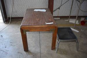 lot 110 image: Small Coffee Table and Step Stool
