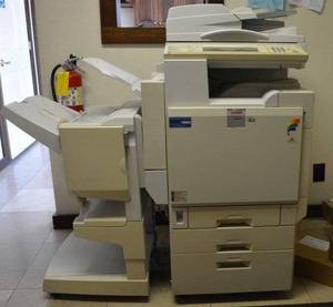 lot 5 image: LANIER LD345c Office Machine (Extra Cartridge in Lot 18)