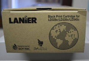 lot 18 image: LANIER LD345c  Black Cartridge  (Goes with Office Machine in Lot 5)