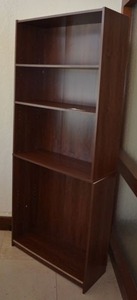 lot 30 image: Laminate Bookcase with adjustable Shelves