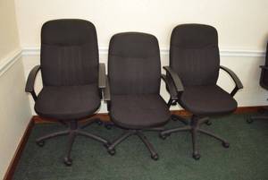 lot 38 image: 3 Norstar Office Chairs