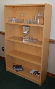 lot 46 image: National 4 Shelf Bookcase, NOT INCLUDING CONTENTS