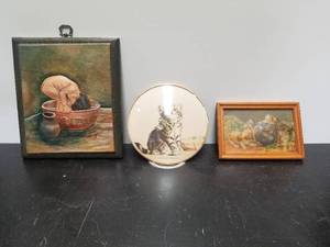 lot 19 image: Vintage art work