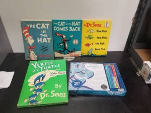 lot 49 image: Dr Seuss books