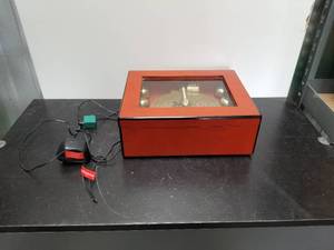lot 85 image: Christmas music box