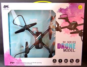 lot 2 image: RC Series Drone Model HC708 Dream Fly Quadcopter 2.4G 6-Axis Gyro Rechargable Roll 360 Degree RC 5MP Drone Camera