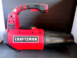 lot 4 image: Craftsman 60V MAX Cordless Axial Flow Blower - $$$