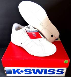 lot 7 image: K SWISS ATHLETIC SHOES - MEN SIZE 10 - NEW IN BOX W TAGS