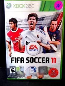 lot 28 image: FIFA Soccer 11 (Microsoft Xbox 360, 2010) - w Manual
