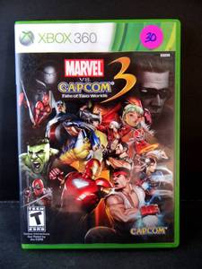 lot 30 image: Marvel vs. Capcom 3 Fate of Two Worlds (Microsoft Xbox 360, 2011) - w Manual