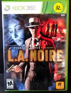 lot 32 image: 2011 XBOX 360 L.A. NOIRE COMPLETE EDITION GAME 3 DISC - w Manual
