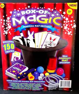 lot 34 image: Deluxe Magic Box Real Magician Hat - 150 Tricks Toy New Gift Set